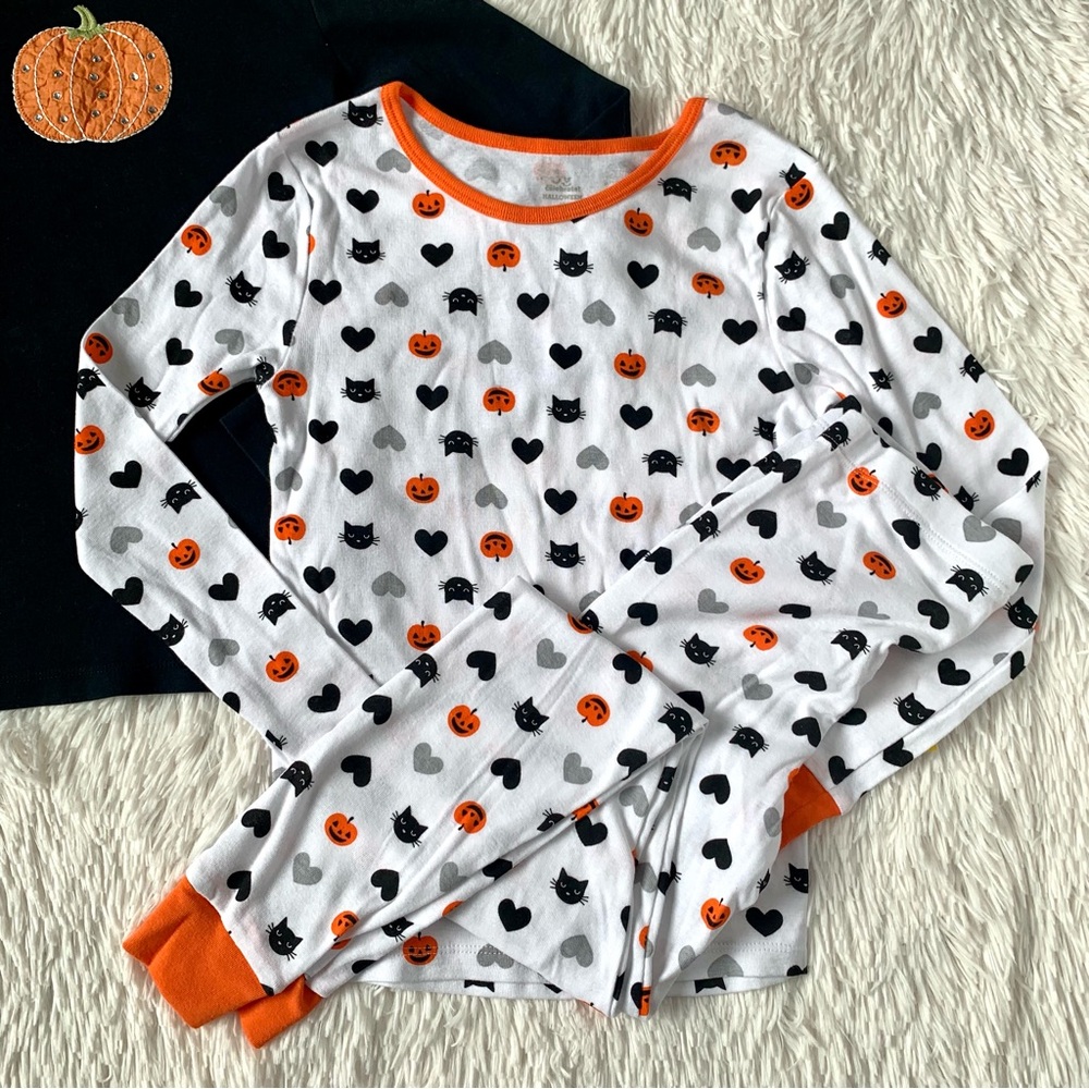 Gymboree Halloween Pumpkin Top FREE Pajamas •NWT - Picture 6 of 6